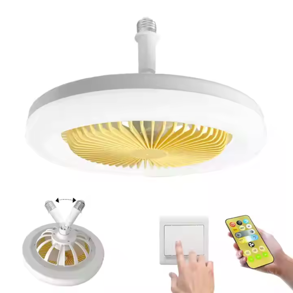 Lámpara Ventilador de Techo 2 en 1