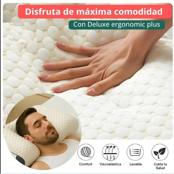Almohada Ortopédica 3d Con Alineación Cervical Perfecta